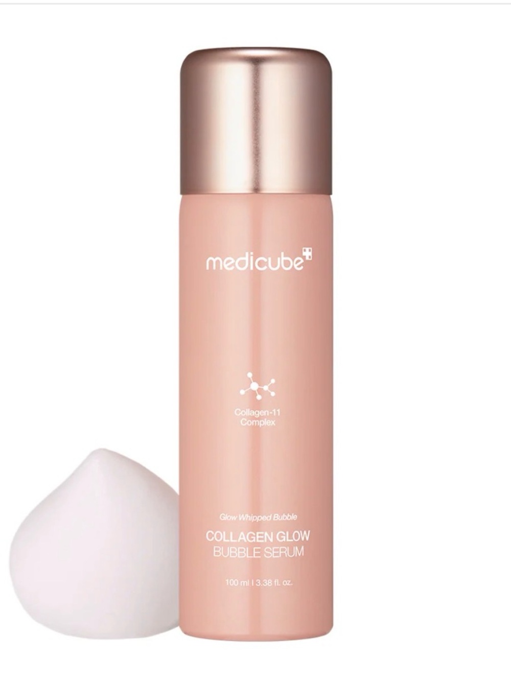 Medicube Collagen Glow Bubble
Serum Soluble Collagen 100mL 3.38
fl. oz NIB